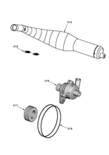 Load image into Gallery viewer, 217 0098.B0 Water pump's pulley D.50
