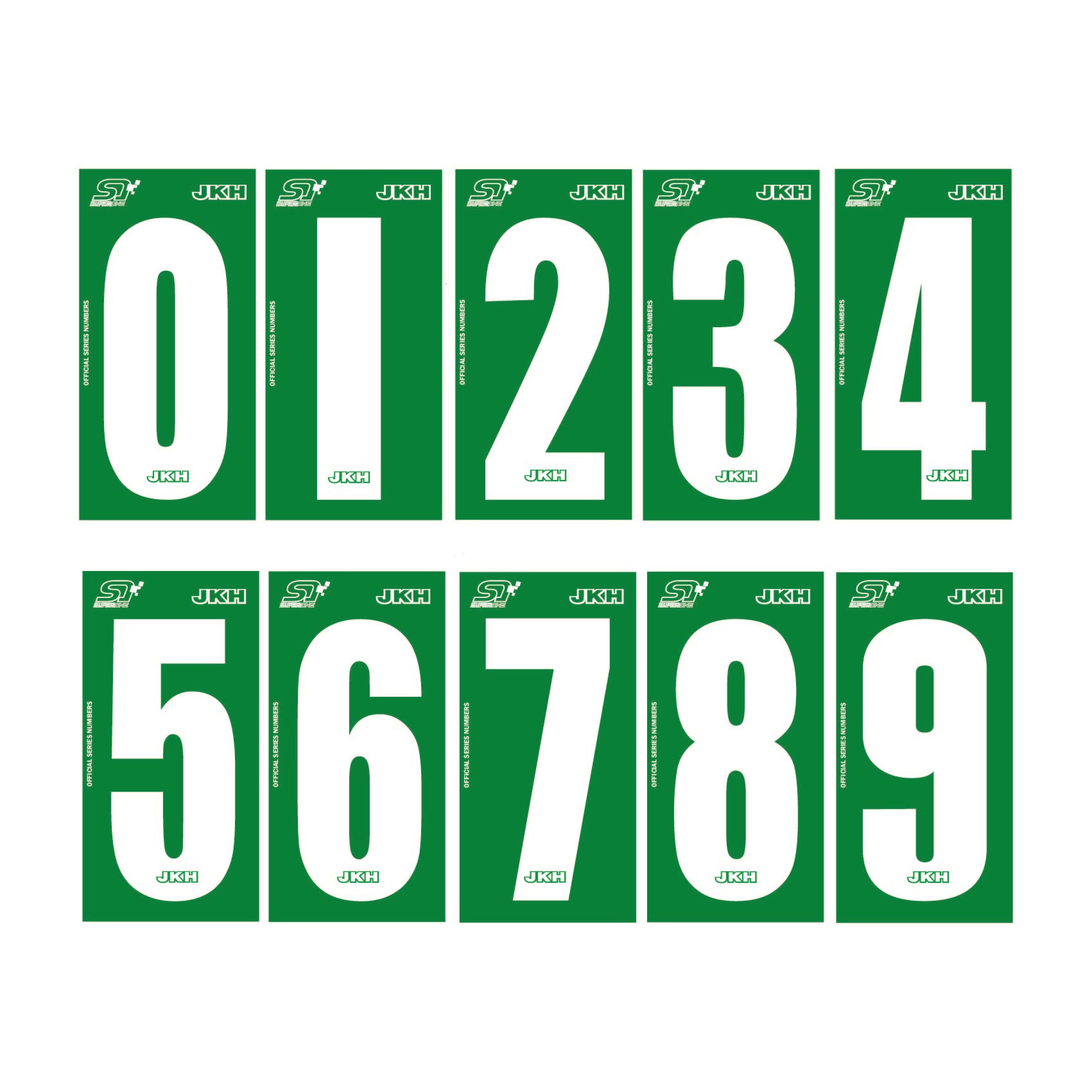 117 Racing Number Rotax 177 - Super One Official Series Race Numbers (Set of 4) – JKH UK ...
