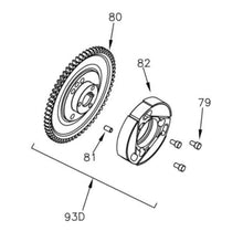 Load image into Gallery viewer, 93D W1750/1MR Mini Rok-Mr3 compl.clutch rotor with gear
