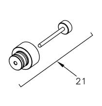 Load image into Gallery viewer, 21 WA064 Carburettor distance control template
